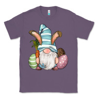 Lavender Easter Bunny Gnomes with Egg and Carrot Classic Tee - RanaPortraitStore