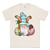 Natural Easter Bunny Gnomes with Egg and Carrot Classic Tee - RanaPortraitStore