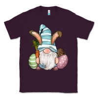 Plum Easter Bunny Gnomes with Egg and Carrot Classic Tee - RanaPortraitStore