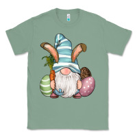 Sage Easter Bunny Gnomes with Egg and Carrot Classic Tee - RanaPortraitStore