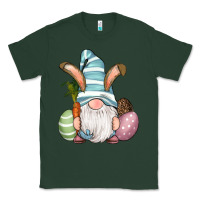 Sports Green Easter Bunny Gnomes with Egg and Carrot Classic Tee - RanaPortraitStore