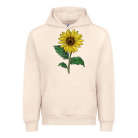 Sandshell Sunray yellow sunflower Urban Hoodie - LillyAllenDesigns