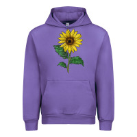 Tulip Sunray yellow sunflower Urban Hoodie - LillyAllenDesigns