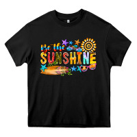 Black be the sunshine Heavy Core Tee - CowhideDigitalArt