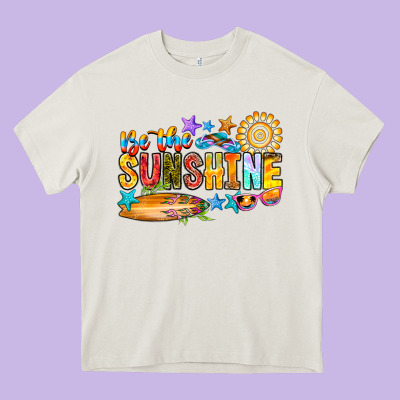 Be The Sunshine Heavy Core Tee Designed By Cowhidedigitalart