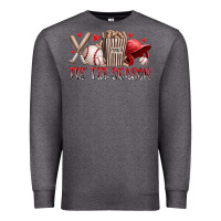 Charcoal Heather tis the season baseball Premium Sweatshirt - RacoonDesign