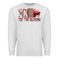 Oatmeal Heather tis the season baseball Premium Sweatshirt - RacoonDesign