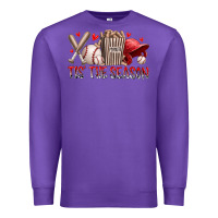 Purple tis the season baseball Premium Sweatshirt - RacoonDesign