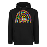 Black autism rainbow Heavyweight Hoodie - Zillion Design Studio