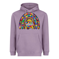 Lavender autism rainbow Heavyweight Hoodie - Zillion Design Studio