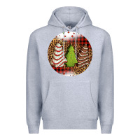Heather Grey Christmas tree cakes Christmas Premium Hoodie - Jasminsmagicworld