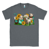 Charcoal Heather Sheep coffee cups Classic Tee - texasbilliewilder