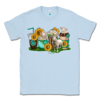 Dusty Blue Sheep coffee cups Classic Tee - texasbilliewilder