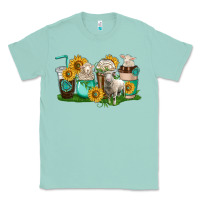 Seafoam Sheep coffee cups Classic Tee - texasbilliewilder