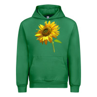 Emerald sunflower Urban Hoodie - LillyAllenDesigns