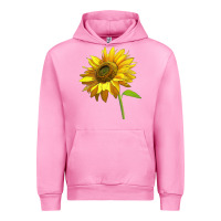 Fuchsia Pink sunflower Urban Hoodie - LillyAllenDesigns