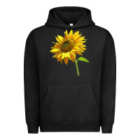 Pigment Black sunflower Urban Hoodie - LillyAllenDesigns