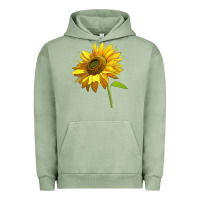 Pigment Oil Green sunflower Urban Hoodie - LillyAllenDesigns