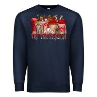 Navy tis the season Premium Sweatshirt - RacoonDesign