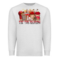 Oatmeal Heather tis the season Premium Sweatshirt - RacoonDesign