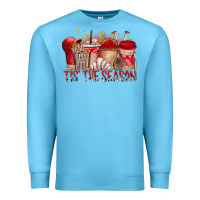 Ocean Blue tis the season Premium Sweatshirt - RacoonDesign