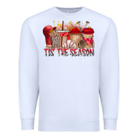 White tis the season Premium Sweatshirt - RacoonDesign