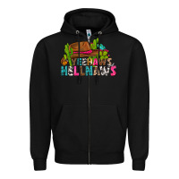 Black yeehaws and hellnaws Zipper Hoodie - texasbilliewilder