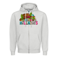 Dove Grey yeehaws and hellnaws Zipper Hoodie - texasbilliewilder