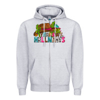 Heather Grey yeehaws and hellnaws Zipper Hoodie - texasbilliewilder