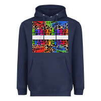 Navy Personalized crayons Heavyweight Hoodie - texasbilliewilder