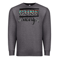 Charcoal Heather goneracing Premium Sweatshirt - CowhideDigitalArt