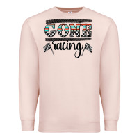 Pale Pink goneracing Premium Sweatshirt - CowhideDigitalArt