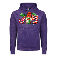 Cloud Purple joy with gnomes and christmas cookie and candies Vintage Hoodie - AdoDesignShop