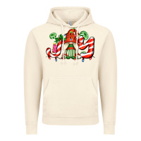 Vintage Artic joy with gnomes and christmas cookie and candies Vintage Hoodie - AdoDesignShop