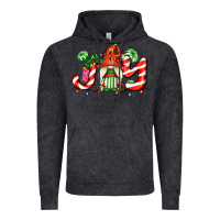 Vintage Black joy with gnomes and christmas cookie and candies Vintage Hoodie - AdoDesignShop