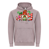 Vintage Zinc joy with gnomes and christmas cookie and candies Vintage Hoodie - AdoDesignShop