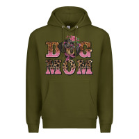 Army Green dog mom dachshund Premium Hoodie - BarkalooDesign