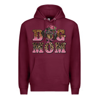 Burgundy dog mom dachshund Premium Hoodie - BarkalooDesign