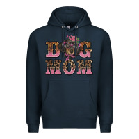 Navy dog mom dachshund Premium Hoodie - BarkalooDesign
