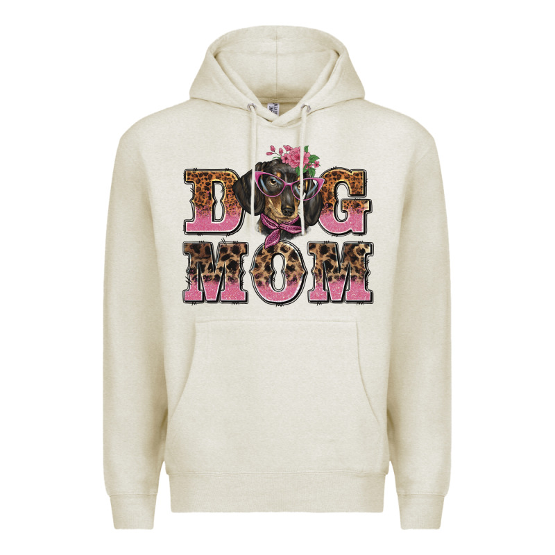 Dog Mom Dachshund Premium Hoodie by BarkalooDesign | Teevron