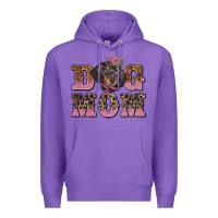 Purple dog mom dachshund Premium Hoodie - BarkalooDesign