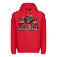 Red dog mom dachshund Premium Hoodie - BarkalooDesign