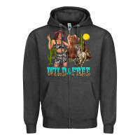 Wild And Free Zipper Hoodie | Teevron