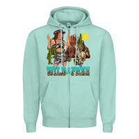 Seafoam wild and free Zipper Hoodie - texasbilliewilder