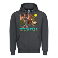 Smoke wild and free Zipper Hoodie - texasbilliewilder