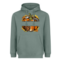 Sage Personalized Fall Pumpkin Heavyweight Hoodie - texasbilliewilder