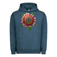Pigment Midnight Navy crimson blaze sunflower Urban Hoodie - LillyAllenDesigns