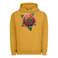 Pigment Peanut Butter crimson blaze sunflower Urban Hoodie - LillyAllenDesigns