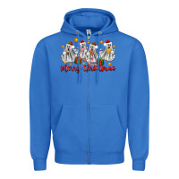 True Royal merry christmas pantasmas ghost christmas Zipper Hoodie - Zillion Design Studio