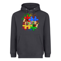 Smoke autism puzzle pieces Heavyweight Hoodie - Zillion Design Studio
